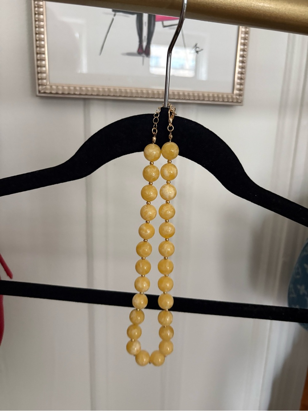 Altar’d State Summer Yellow Beaded Necklace